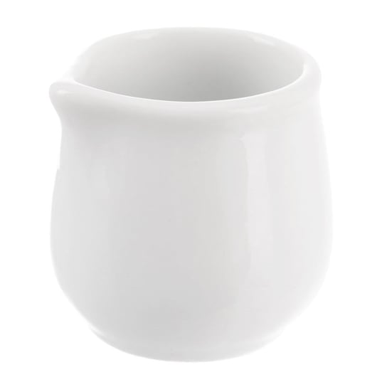 Mlecznik porcelanowy biały mały dzbanuszek na mleko śmietankę sosy dipy MONA 5x4,5 cm, 40 ml Orion
