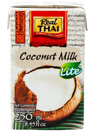 Mleko kokosowe Lite (55% wyciągu z kokosa) 250ml - Real Thai Real Thai