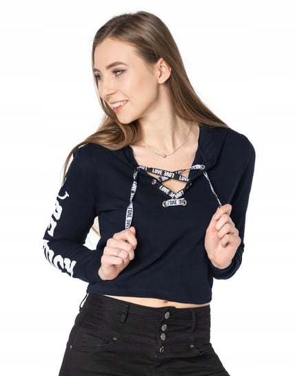 Młodzieżowa Krótka Bluzka Crop Top Bluza 841-3 XL Inna marka