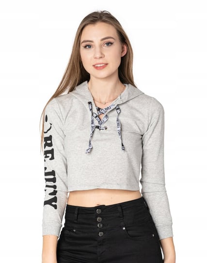 Młodzieżowa Krótka Bluzka Crop Top Bluza 841-7 r S Inna marka