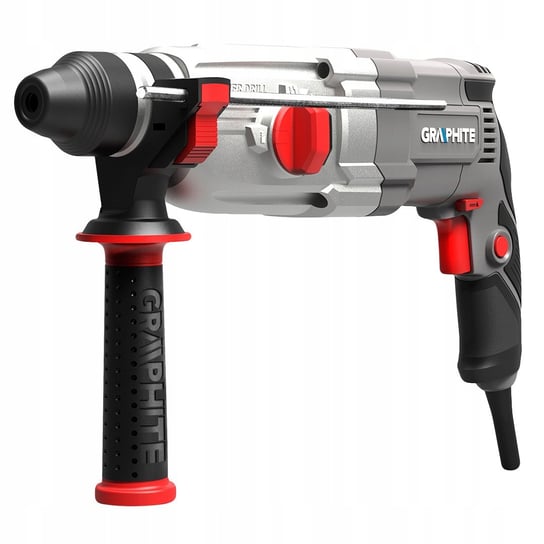 Młotowiertarka SDS+ 900W, walizka udar 4 funkcje wiertarka udarowa GRAPHITE 58G539 GRAPHITE