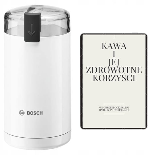 Młynek Do Mielenia Kawy Bosch Elektryczny Biały + Ebook Bosch