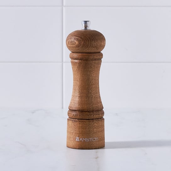 Młynek do pieprzu i soli drewniany 15 cm kasztan Chess AMBITION Ambition