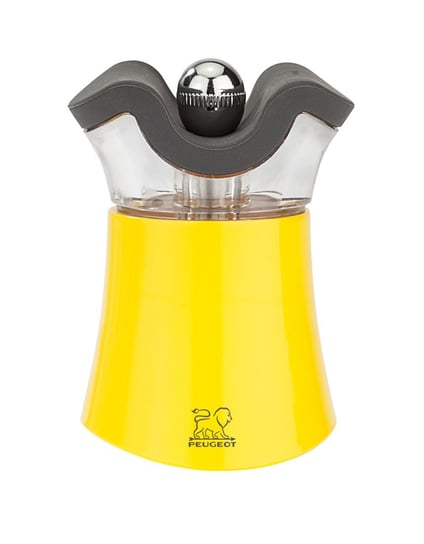 Młynek do pieprzu z solniczką PEUGEOT Pep's, 8 cm, żółty Peugeot