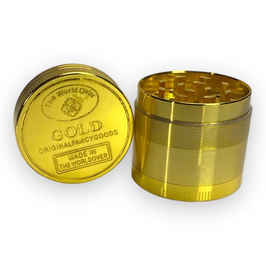 Młynek złoty Gold mini - 4 częściowy Cannabis Spot