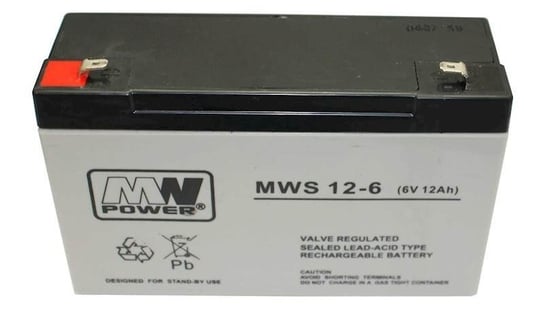 Mn Power, akumulator żelowyPb 6V 12AH bezobsługowy MN POWER