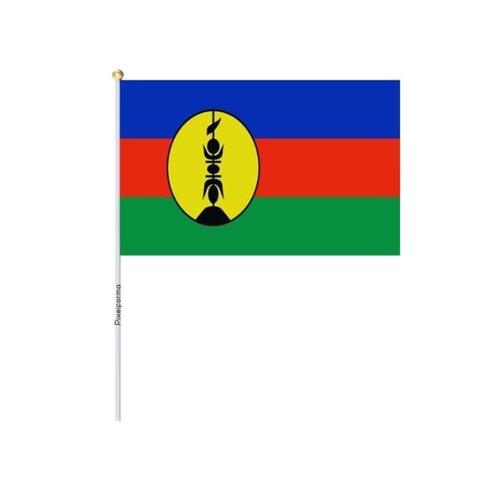 Mnóstwo Mini Flag Nowej Kaledonii w 100 sztukach 20x30cm Inny producent (majster PL)