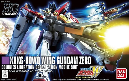 Mobile Suit Gundam, figurka do składania Hgac 1/144 Xxxg 00W0 Wing Gundam Zero Bl Mobile Suit Gundam