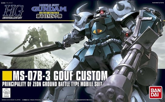 Mobile Suit Gundam, Figurka, HGUC 1/144 MS-07B-3 GOUF CUSTOM BL Mobile Suit Gundam