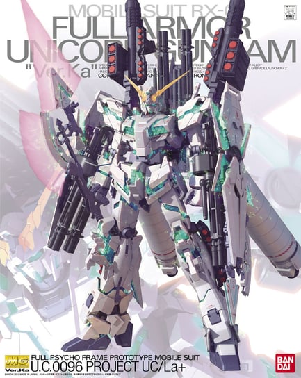 Mobile Suit Gundam, Figurka, MG 1/100 FULL ARMOR UNICORN GUNDAM VER. KA Mobile Suit Gundam