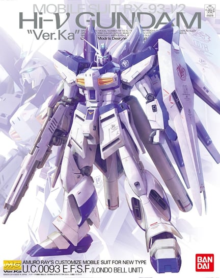 Mobile Suit Gundam, Figurka, MG 1/100 RX-93-V2 HI-NU GUNDAM VER.KA BL Mobile Suit Gundam