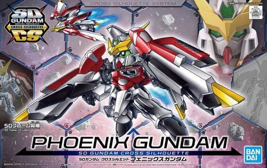 Mobile Suit Gundam, figurka Sd Gundam Cross Silhouette Phoenix Gundam Mobile Suit Gundam