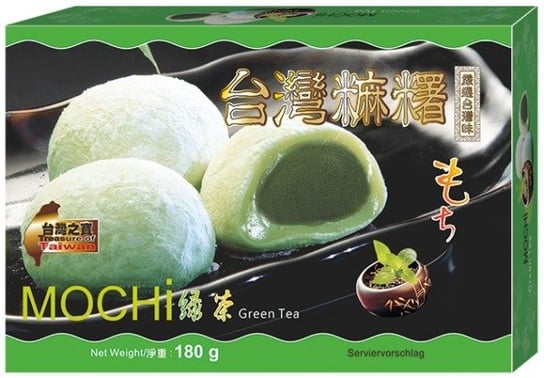 Mochi, ryżowe ciasteczka z zieloną herbatą 180g - AWON AWON