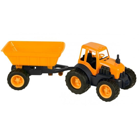 Mochtoys, pojazd budowlany Traktor z przyczepą Mochtoys