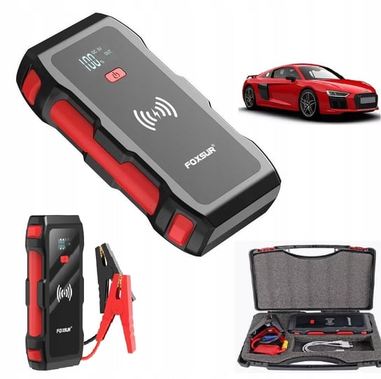 Mocny Jump Starter Booster Rozruch Powerbank Ładowarka Qi 26800 Mah 800 A Fjs700 Inna marka