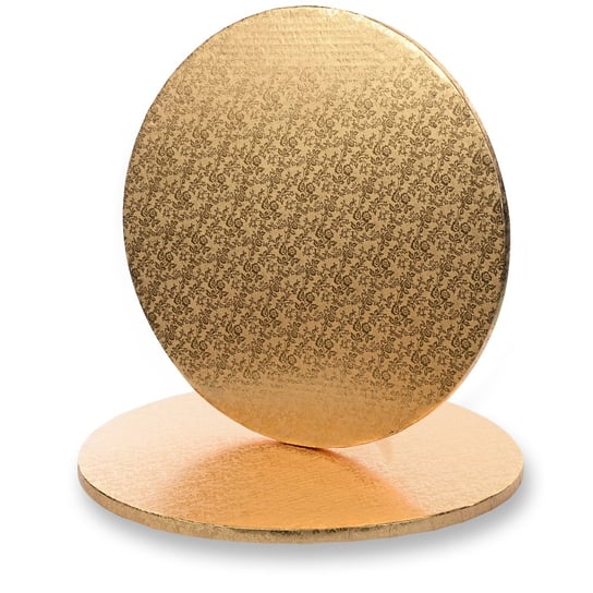 Modecor okrągły podkład pod tort złoty 25cm Inna marka