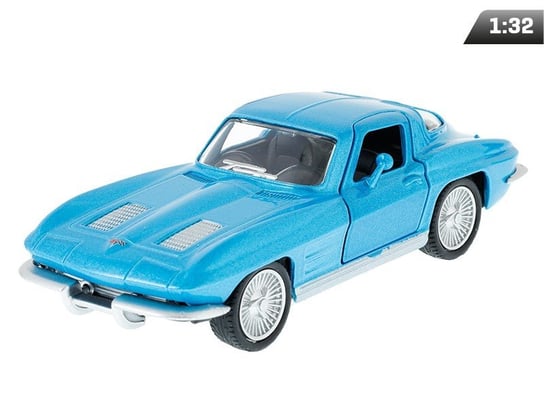 Model 1:32, Rmz 1963 Chevrolet Corvette Stingray Split Window, Niebieski Carmotion