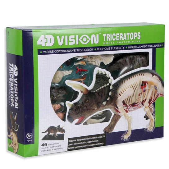 Model anatomiczny Triceratops Discoveria
