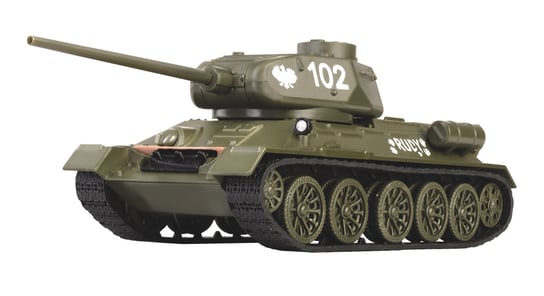 MODEL Czołg T-34-85 RUDY 102 KOLEKCJONERSKI 1:43 DAFFI CZTEREJ PANCERNI Daffi