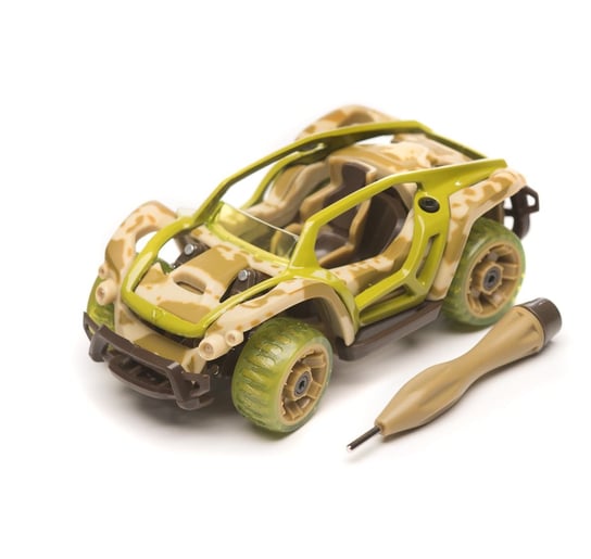 Model do składania Samochód terenowy Camo X1 Dirt Car Kolorowe Baloniki