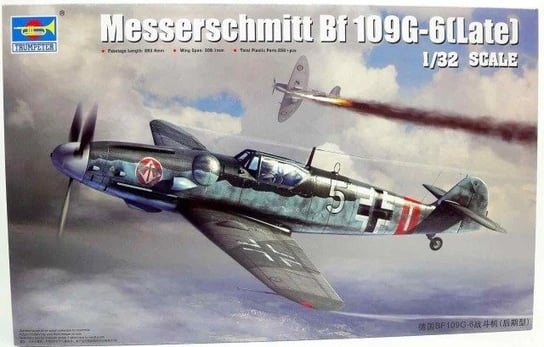 Model Do Sklejania Bf 109G-6 Late TRUMPETER