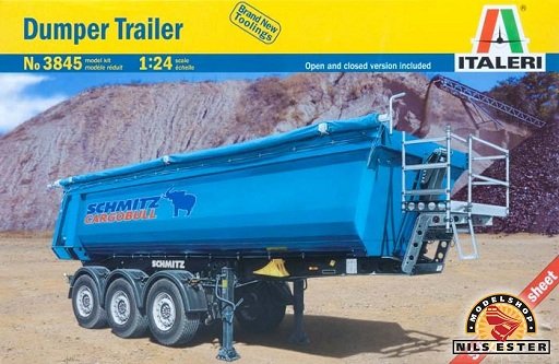 Model do sklejania Dumper Trailer Schmitz Cargobull Italeri