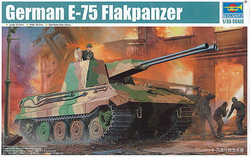Model do sklejania E75 Flakpanzer TRUMPETER