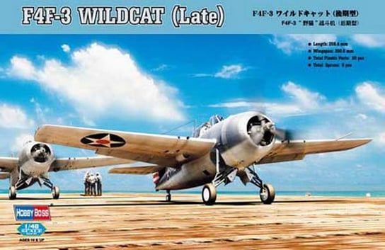 Model do sklejania F4F3 Wildcat (late) Hobby Boss