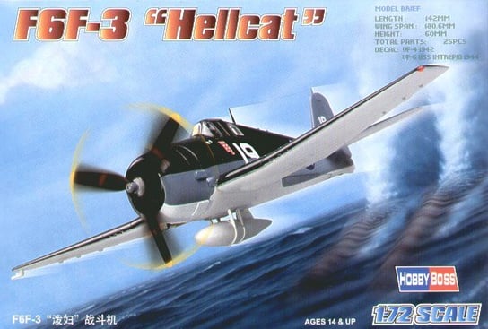 Model do sklejania F6F3 Hellcat Hellcat
