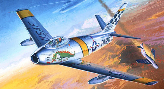 Model do sklejania F86F U.S. Air Force (The Huff) Academy