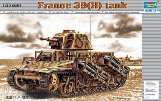 Model do sklejania France 39(H) TANK SA 38 TRUMPETER