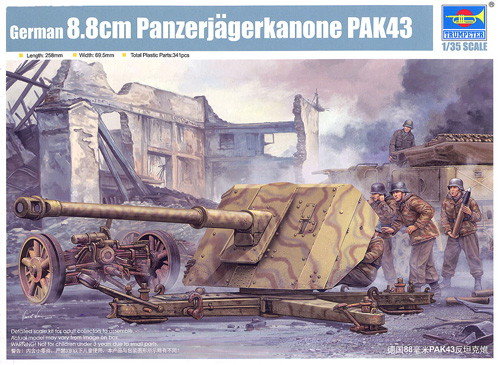 Model do sklejania German 88 mm Pak 4341 TRUMPETER