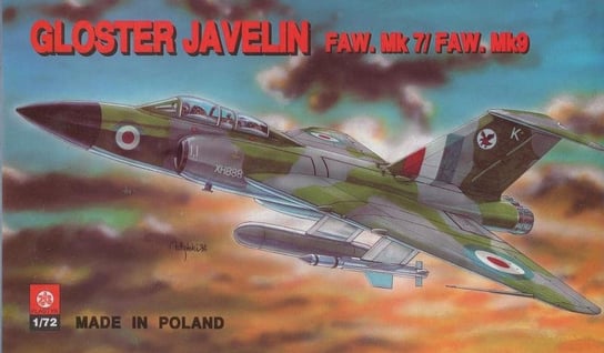 Model do sklejania Gloster Javelin FAW.Mk. 7Mk.9 Plastyk
