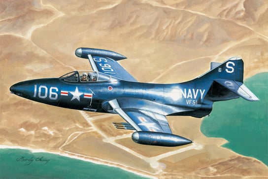 Model do sklejania Hellcat F9F3 Panther Late Hellcat
