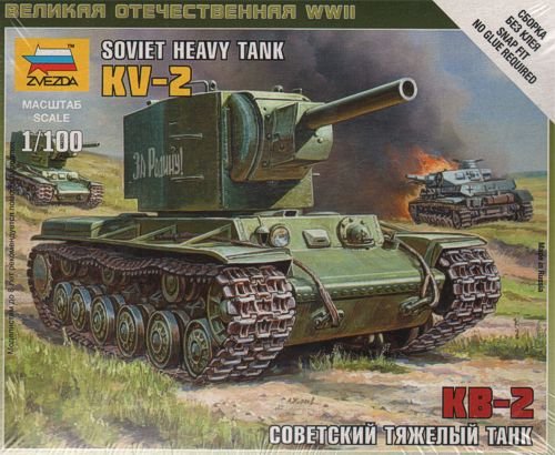 Model do sklejania KV2 Heavy Soviet Tank ZVEZDA