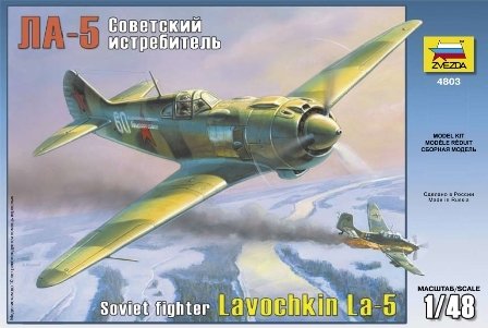 Model do sklejania Lavochkin LA5 Soviet Fighter ZVEZDA