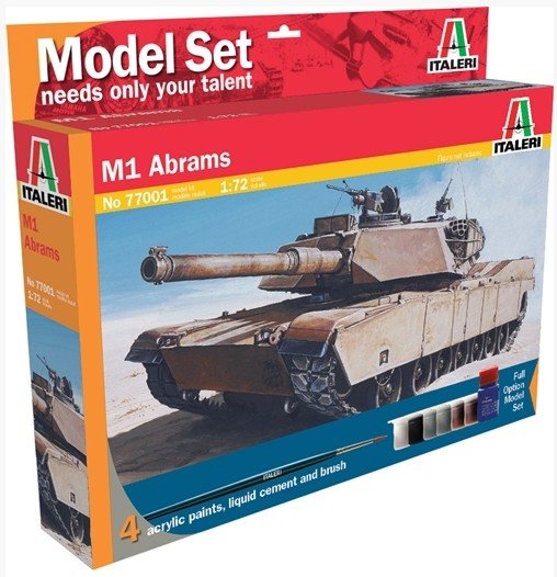 Model do sklejania M1 Abrams Italeri