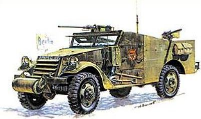 Model do sklejania M3 Armored Scout Car ZVEZDA