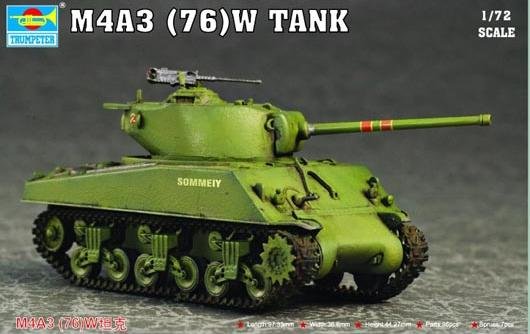 Model do sklejania M4A3 (76)W Tank TRUMPETER