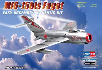 Model do sklejania MiG15bis Fagot Hobby Boss