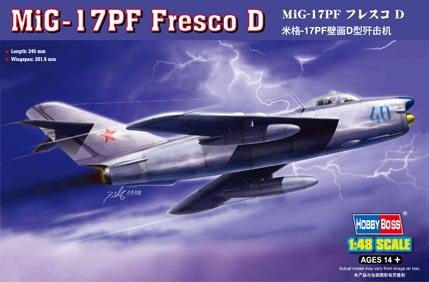 Model do sklejania MiG17PF Fresco D Hobby Boss
