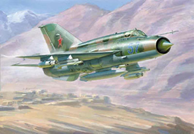 Model do sklejania MIG21 Bis Soviet Fighter ZVEZDA