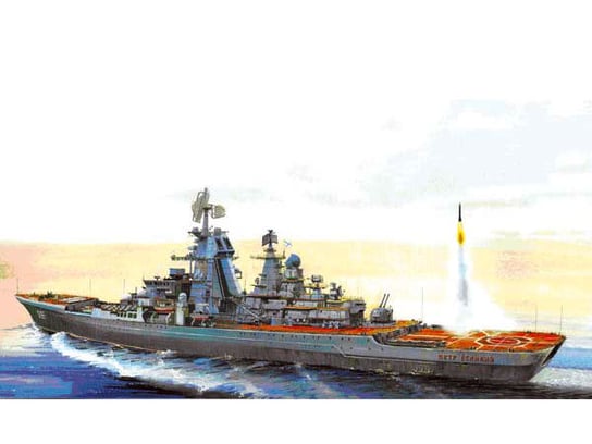 Model do sklejania Okręt Cruiser Petr Velikiy ZVEZDA