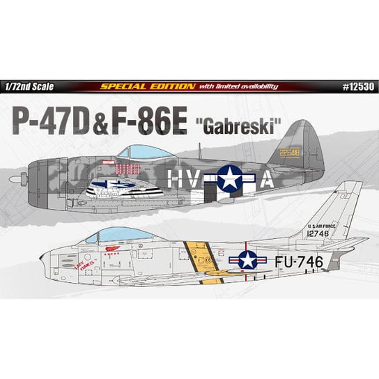 Model do sklejania P47&F86E "Gaberski" Academy