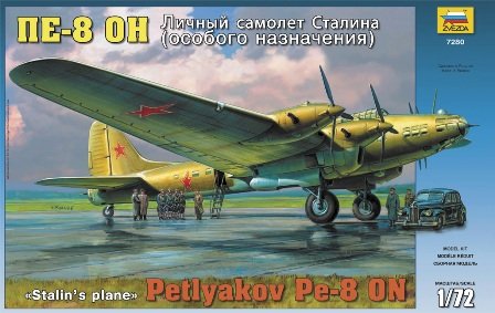 Model do sklejania Petlyakov Pe-8 ON Petlyakov