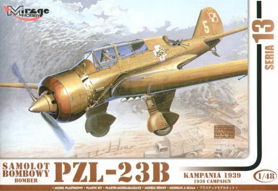Model do sklejania PZL23B Karaś Mirage