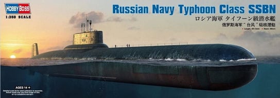 Model do sklejania Russian Typhoon class SSBN Hobby Boss