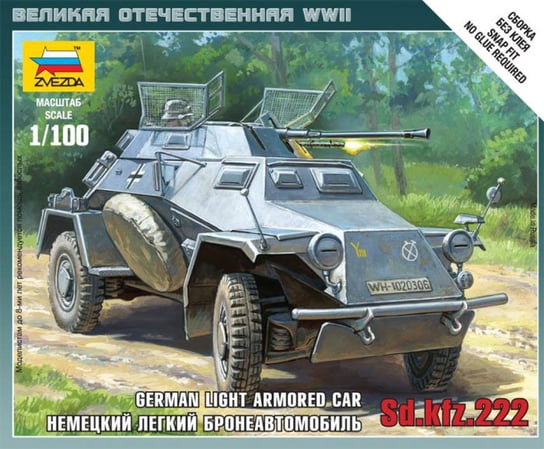 Model do sklejania Sd.Kfz.222 German Light Armored ZVEZDA