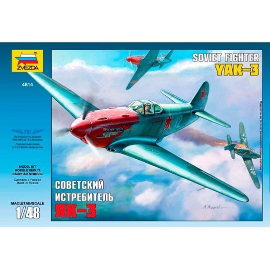 Model do sklejania Soviet Fighter Yak3 ZVEZDA