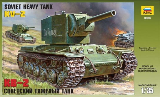 Model do sklejania Soviet Heavy Tank KV2 ZVEZDA
